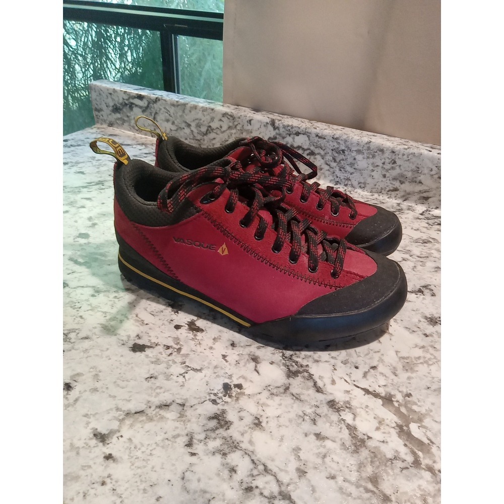 Vasque Rift Pepper Red Trail Shoes Vibram Idrogrip Soles - Mens Size 7M